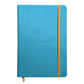 Rhodia Hardcover Notebook - A5 - Turquoise - Lined